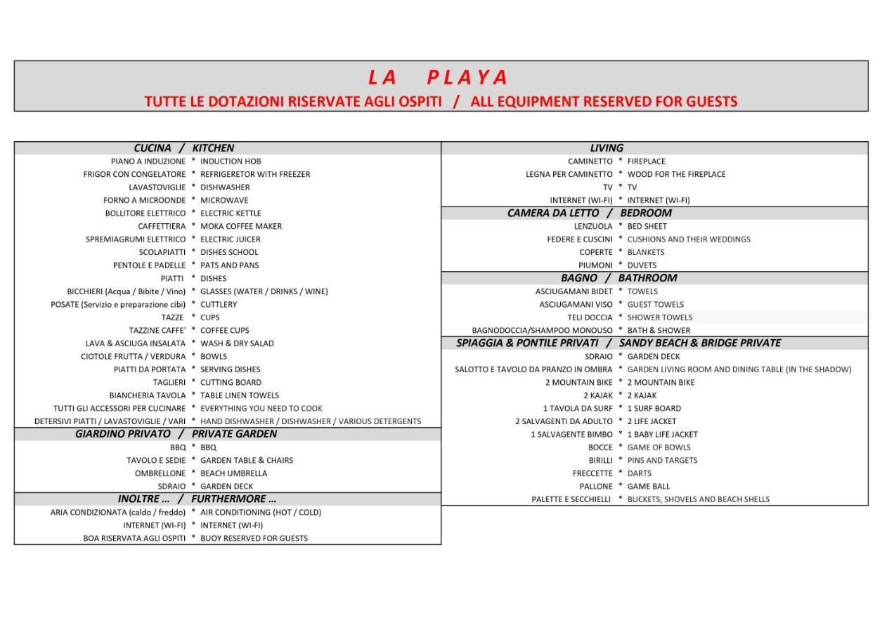 La Playa Cottage Con Spiaggia Privata 贝特纳斯科 外观 照片